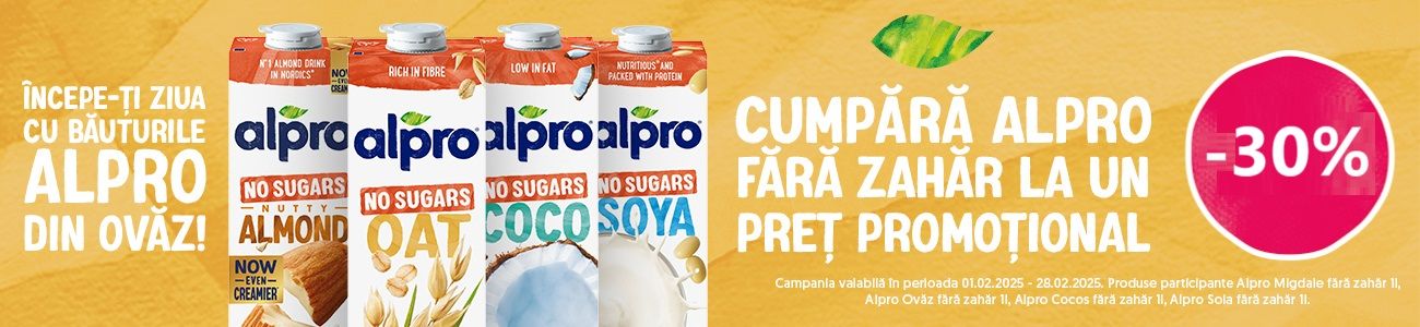 Alpro 30% Reducere Zorii Reducerilor