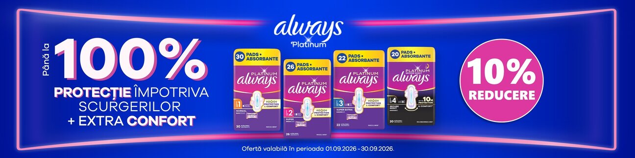 Always 10% Reducere Septembrie