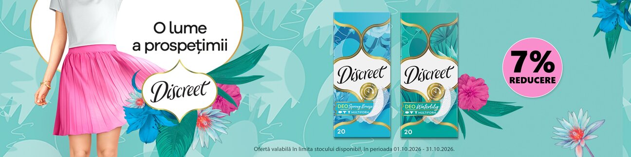 Always Discreet 7% Reducere Octombrie
