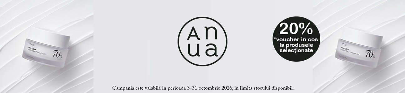 Anua 20% Voucher in cos Octombrie 