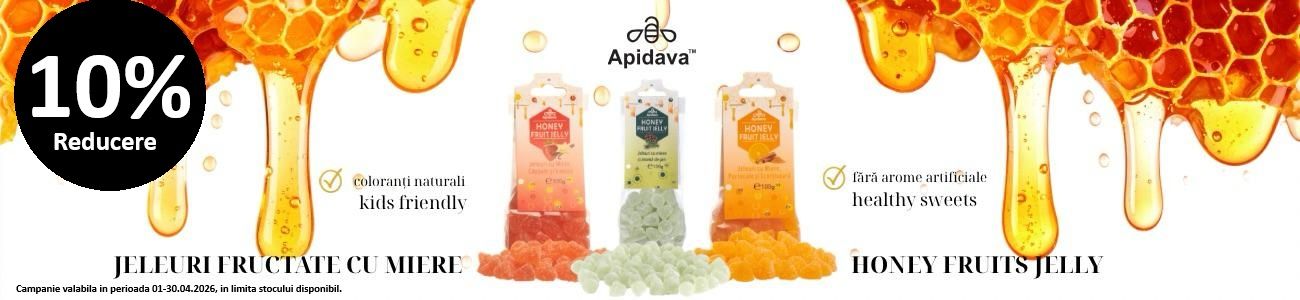 Apidava Jeleuri 10% Reducere Aprilie
