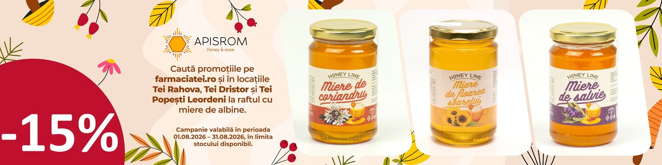 Apisrom 15% Reducere August