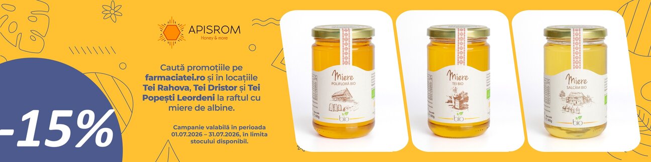 Apisrom 15% Reducere Iulie
