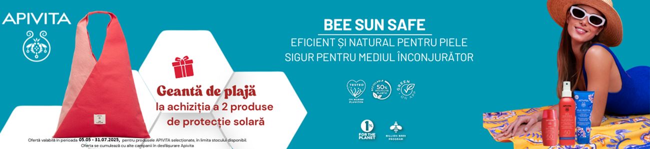 Apivita Produs Bonus Geanta Plaja - Mai-Iulie