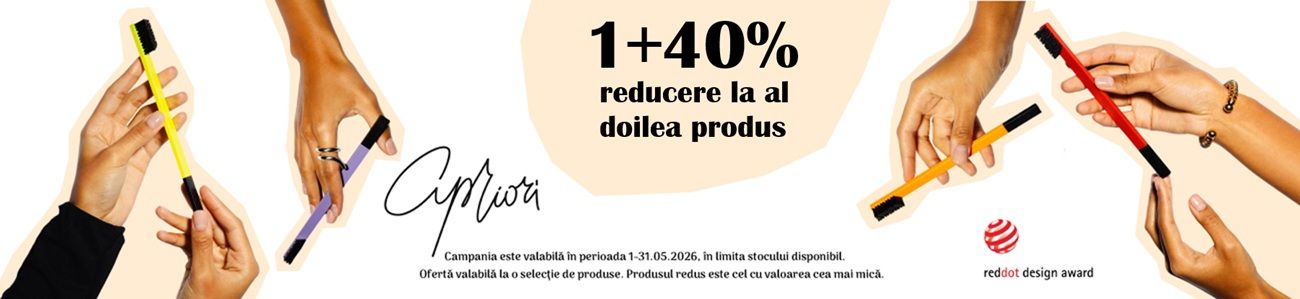 Apriori 1+40% Reducere La Al Doilea Mai