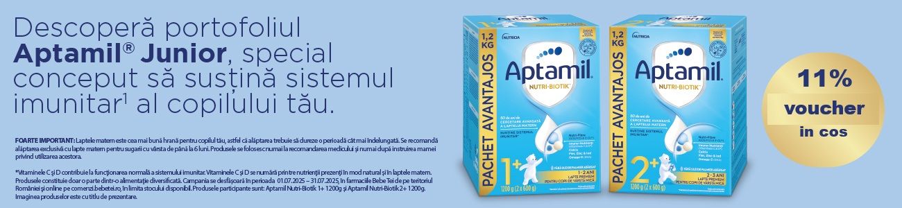 Aptamil 11% Voucher in cos Iulie