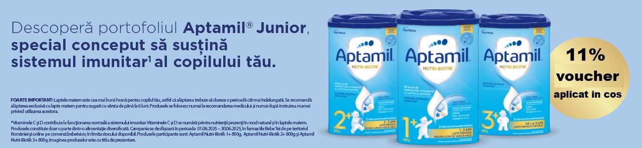 Aptamil 11% Voucher in cos Iunie