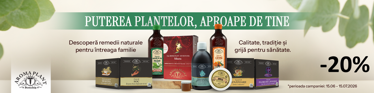Aroma Plant 20% Reducere Iunie-Iulie
