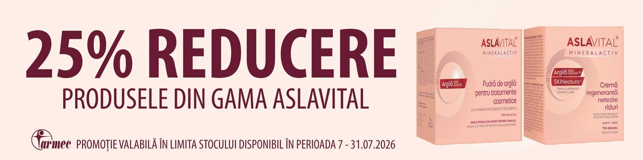 Aslavital Mineral 25% Reducere Iulie
