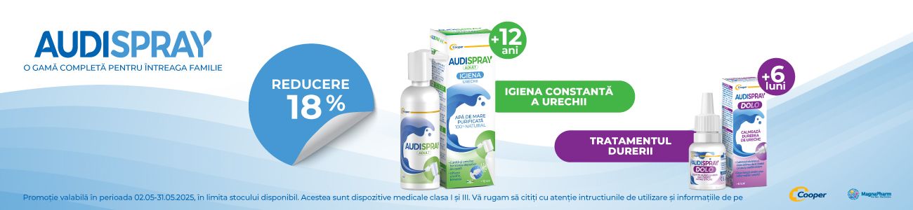 AUDISPRAY 18% Reducere Mai