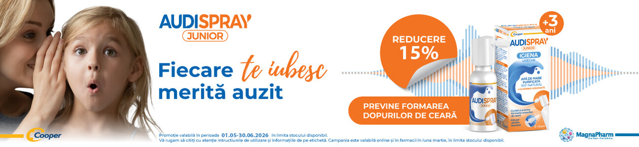 Audispray Junior 15% Reducere Mai-Iunie