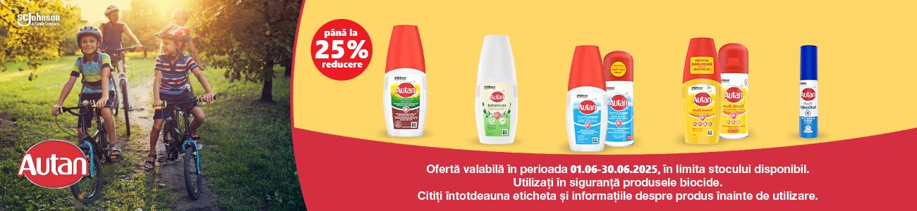 Autan Pana la 25% Reducere Iunie