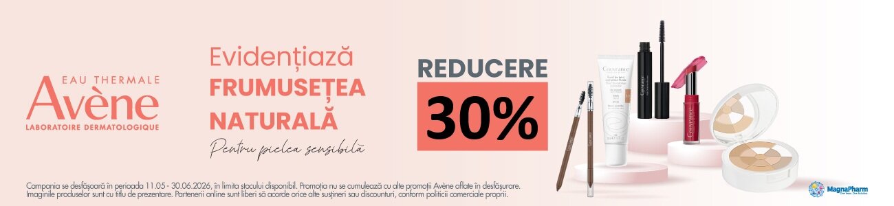Avene 30% Reducere Mai-Iunie