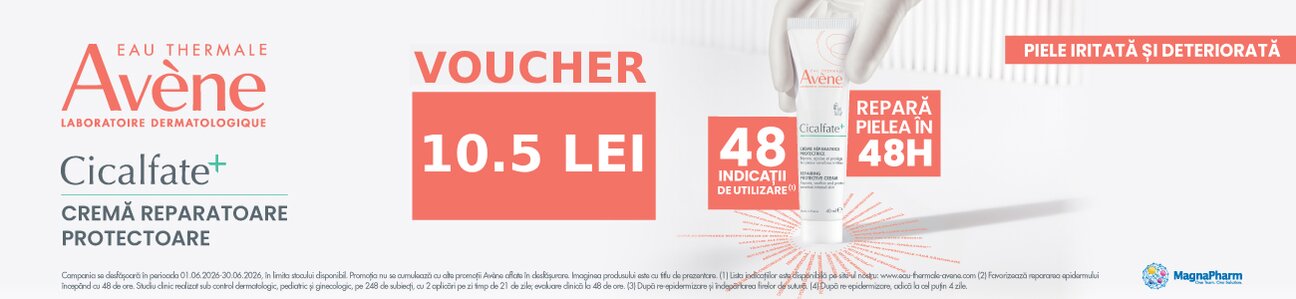 Avene Cicalfate 10.5 lei Voucher Iunie