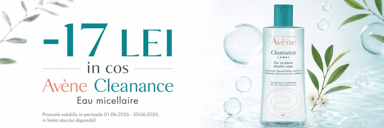 Avene Cicalfate 17 lei Voucher Iunie