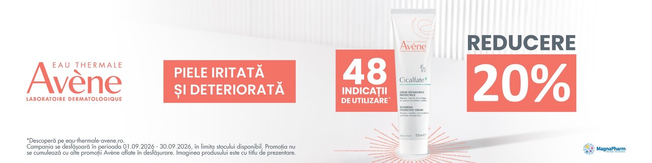 Avene Cicalfate 20% Reducere Septembrie