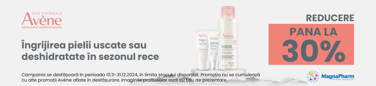 Avene Pana la 30% Reducere Noiembrie-Decembrie