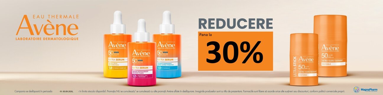 Avene Pana la 30% Reducere Septembrie