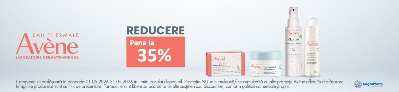 Avene Pana la 35% Reducere Mai