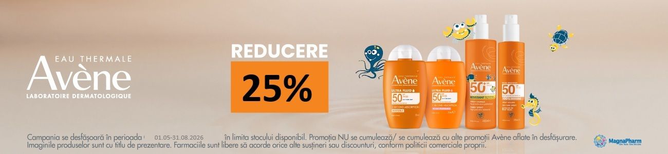 Avene Sun Care 25% Reducere Mai