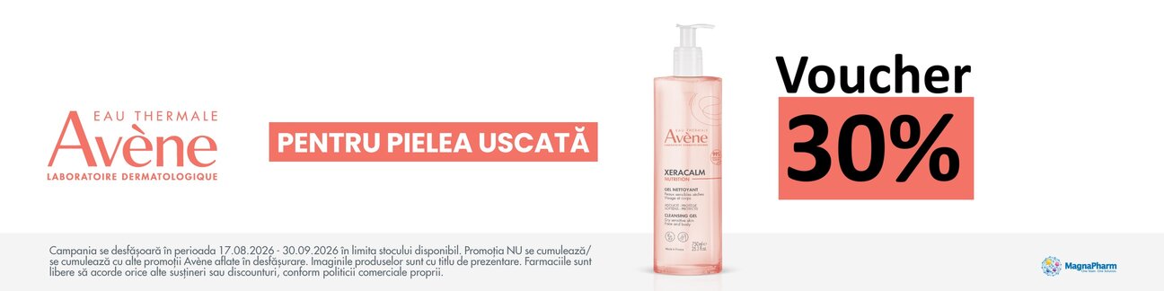 Avene Xeracalm Gel 30% Voucher aplicat in cos Back to School