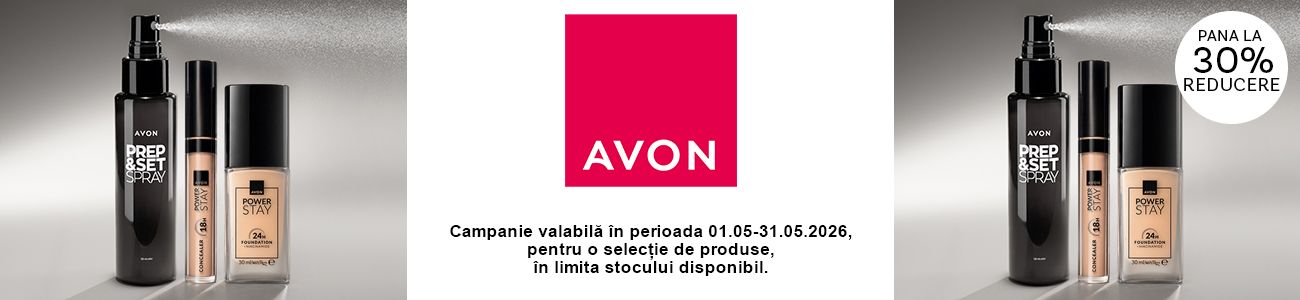 Avon Pana la 30% Reducere Mai