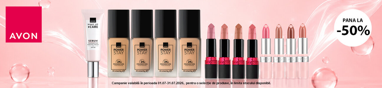 Avon Pana la 50% Reducere Iulie