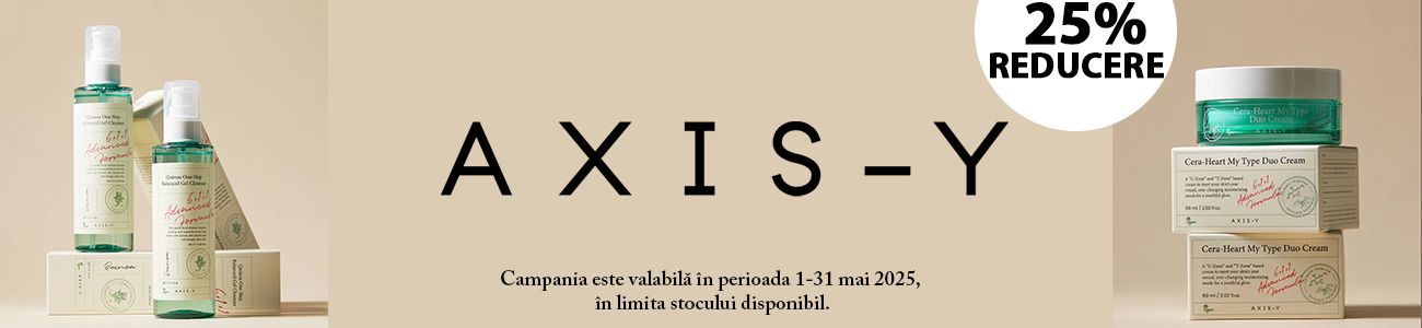 AXIS-Y 25% Reducere Mai