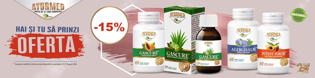 Ayurmed 15% Reducere August 2