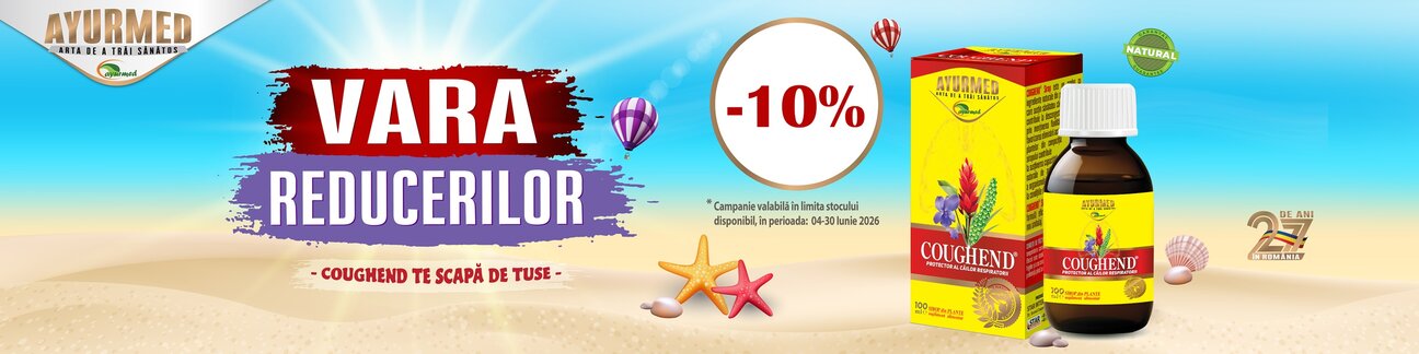 Ayurmed Coughend 10% Reducere Iunie