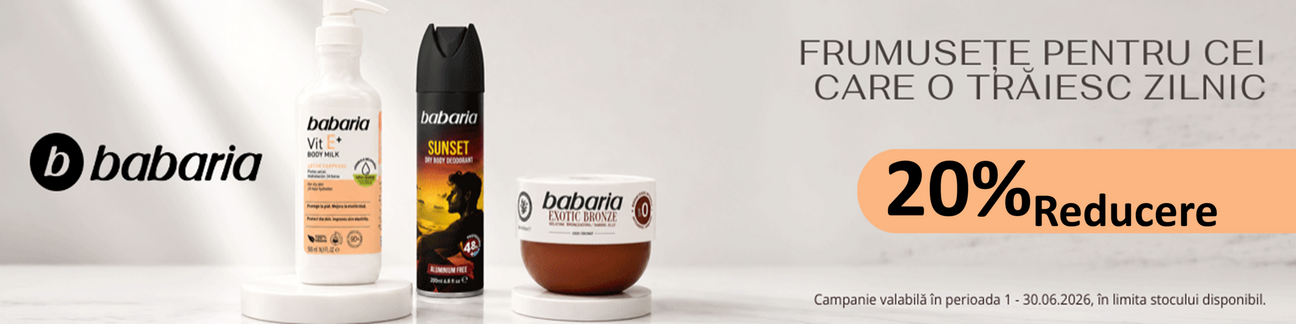 Babaria 20% Reducere Iunie