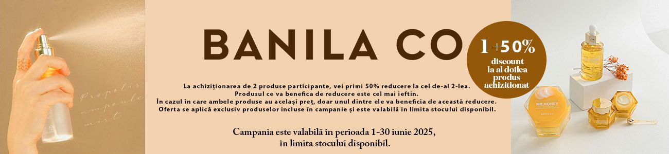 Banila CO 1+50% Reducere la al doilea Zorii Reducerilor