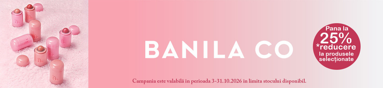 BANILA CO Pana la 25% Reducere Octombrie 