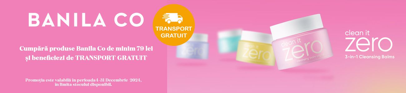 Banila CO Transport Gratuit Decembrie