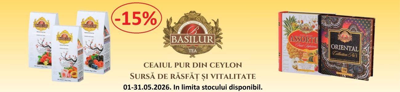 Basilur 15% Reducere Mai