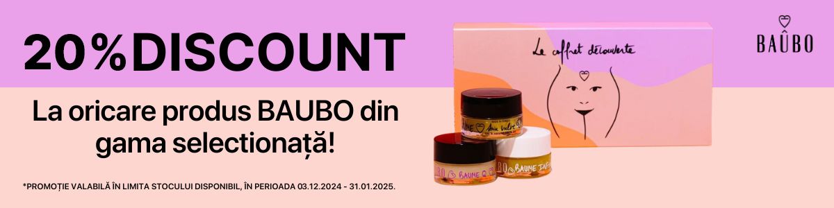 Baubo 20% Reducere Decembrie-Ianuarie