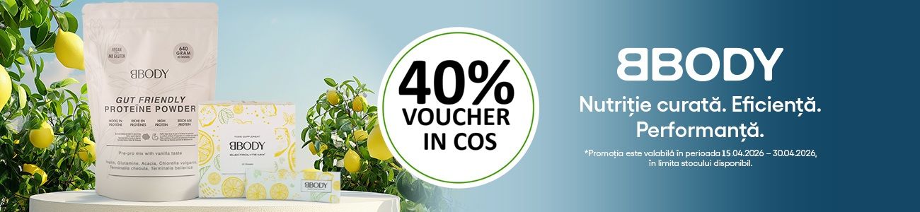 Bbody 40% Voucher in cos Aprilie