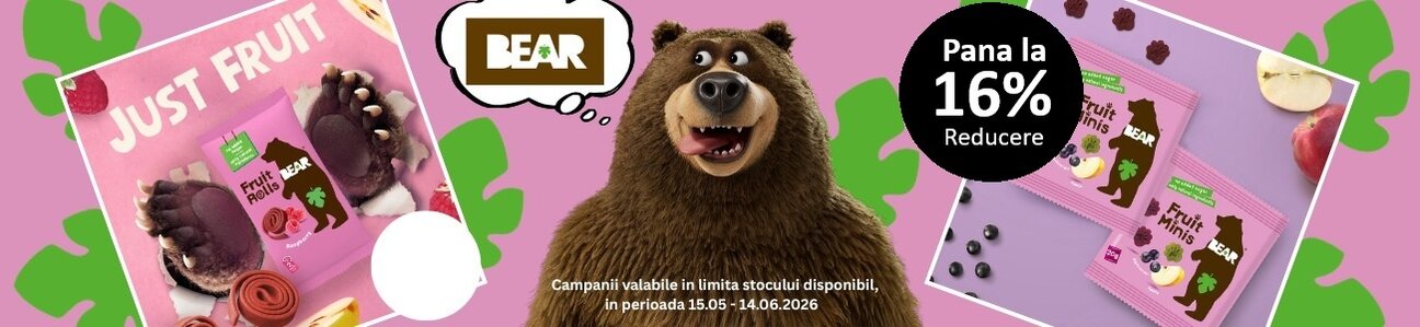 Bear Pana la 16% Reducere Mai-Iunie