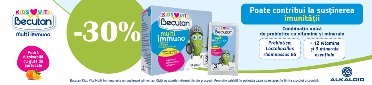 Becutan 30% Reducere Mai-Iunie