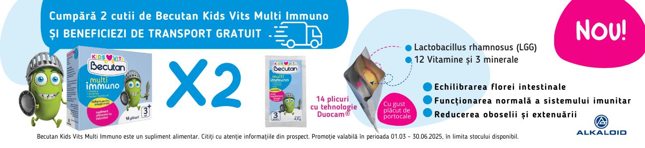 Becutan Transport Gratuit Aprilie-Iunie