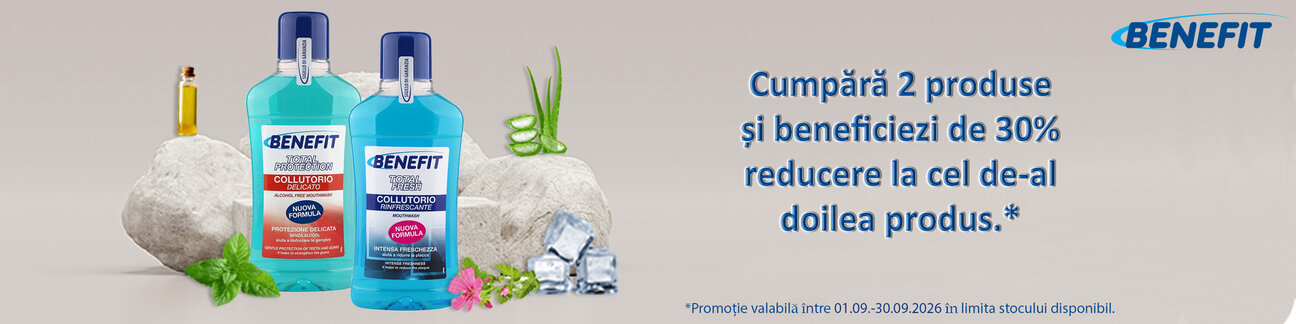 Benefit 1+30% Reducere la al 2-lea Septembrie