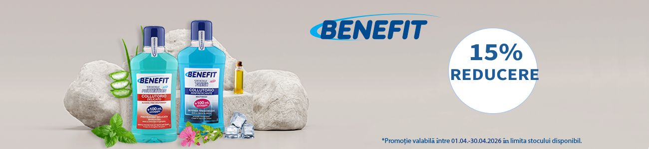 Benefit 15% Reducere Aprilie
