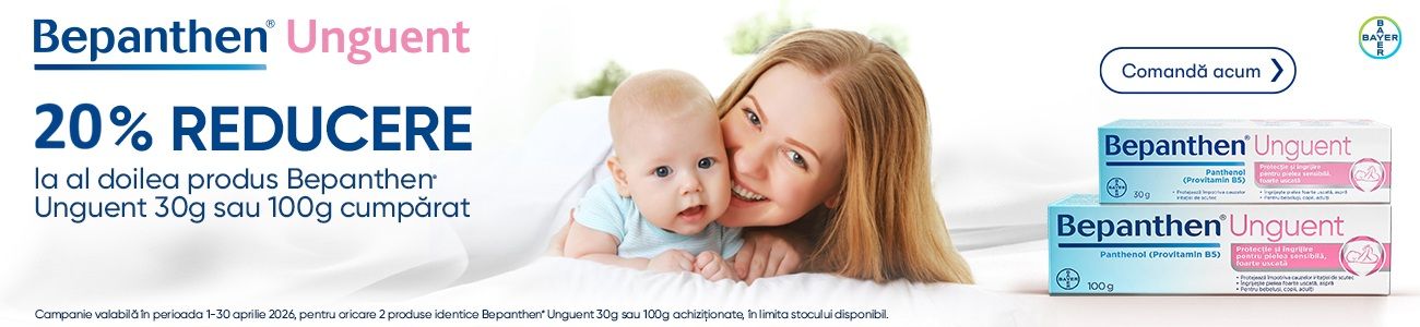 Bepanthen 1+20% Reducere la al doilea Aprilie