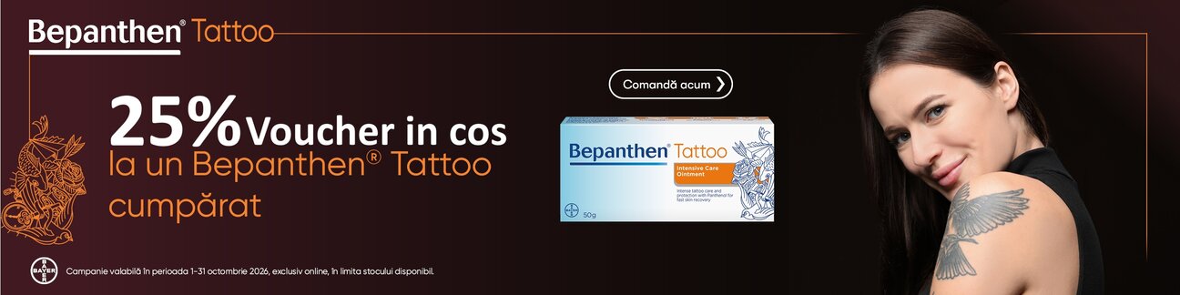 Bepanthen 25% Voucher in cos Octombrie
