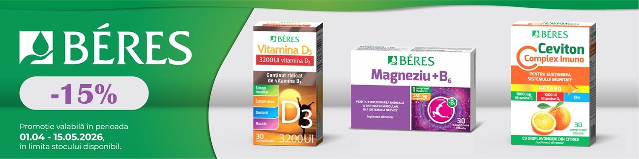 Beres 15% Reducere Aprilie-Mai
