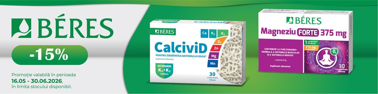 Beres 15% Reducere Mai-Iunie