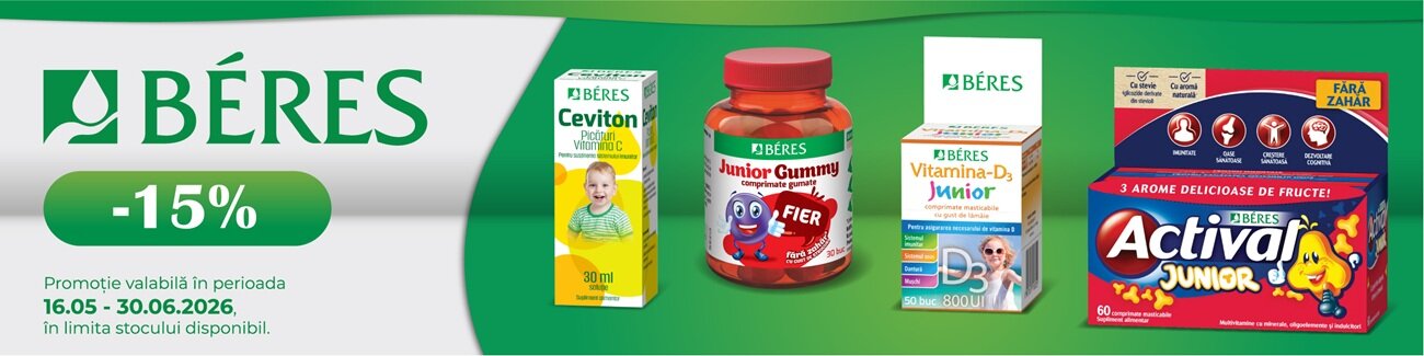 Beres 15% Reducere Mai-Iunie