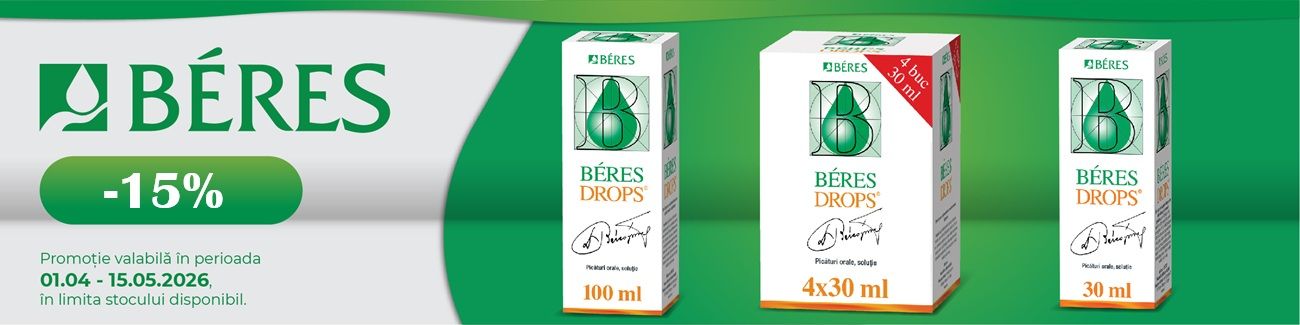 Beres Drops 15% Reducere Aprilie-Mai