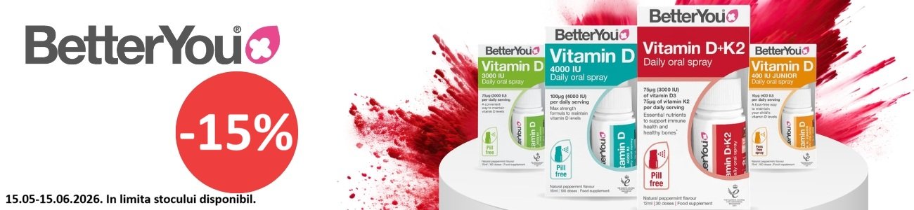 BetterYou 15% Reducere Mai-Iunie