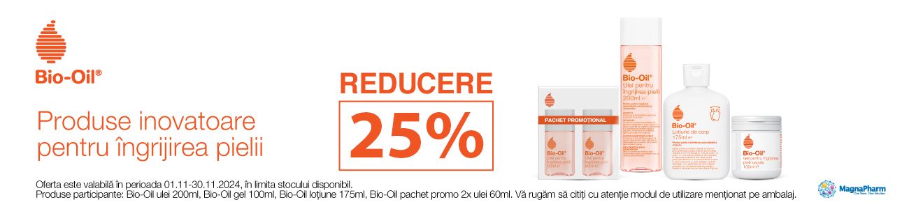 Bio Oil 25% Reducere Noiembrie 